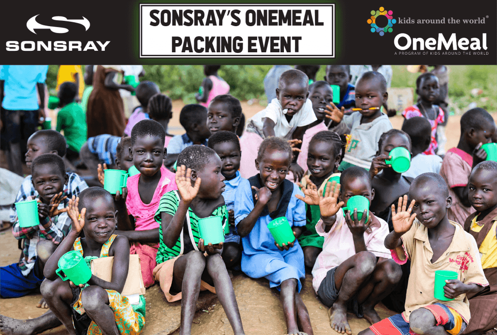 Sonsray Partners With OneMeal to Hand-Pack 43,200 Meals